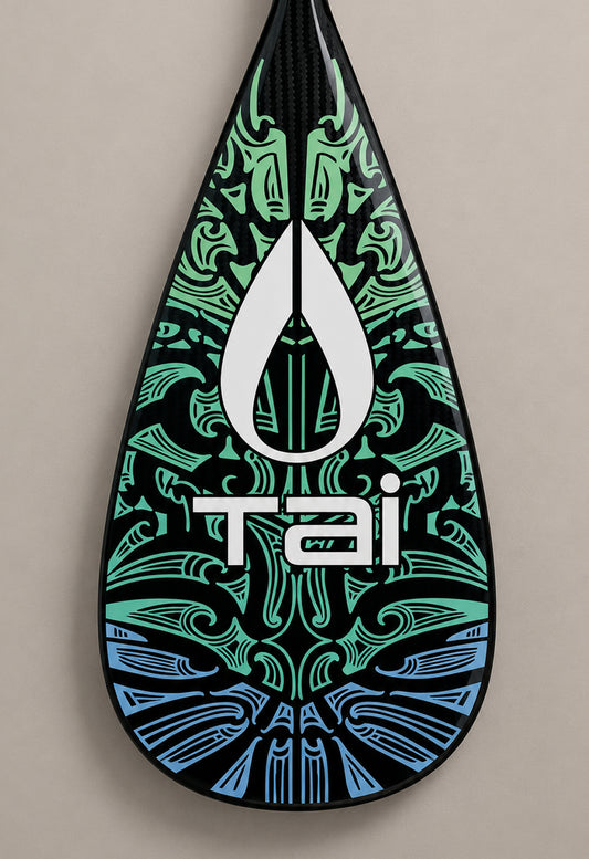TAI HIKU CARBON COLLAB SERIES - MATARIKI - 9.5" CARBON ELITE PADDLE
