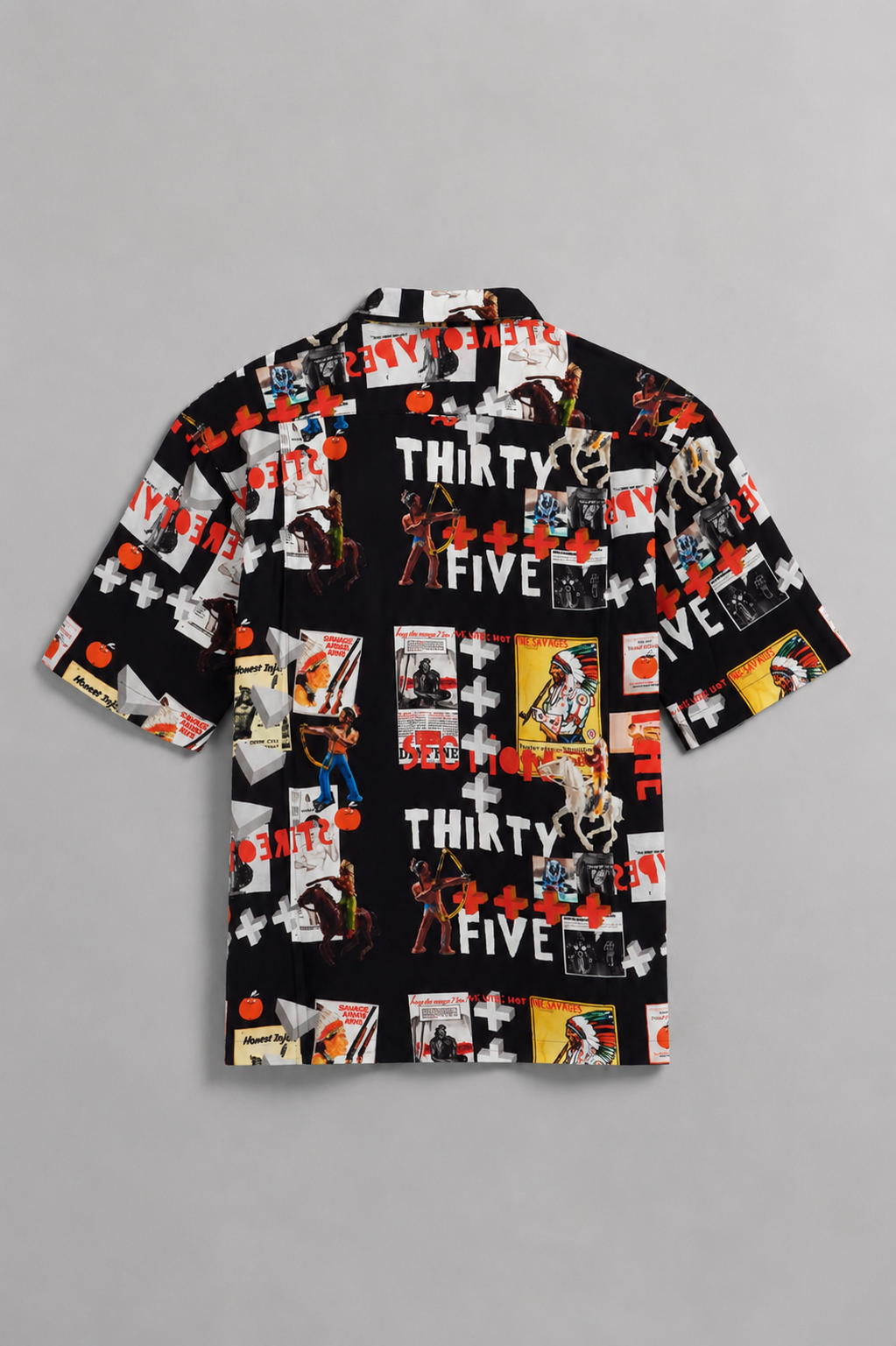 Hollywood Lies Camp Shirt - Black
