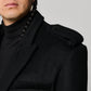 JJL Headman Wool Trench - Black