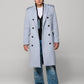 JJL Headman Wool Trench - Powder Blue