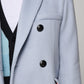 JJL Headman Wool Trench - Powder Blue