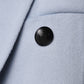 JJL Headman Wool Trench - Powder Blue