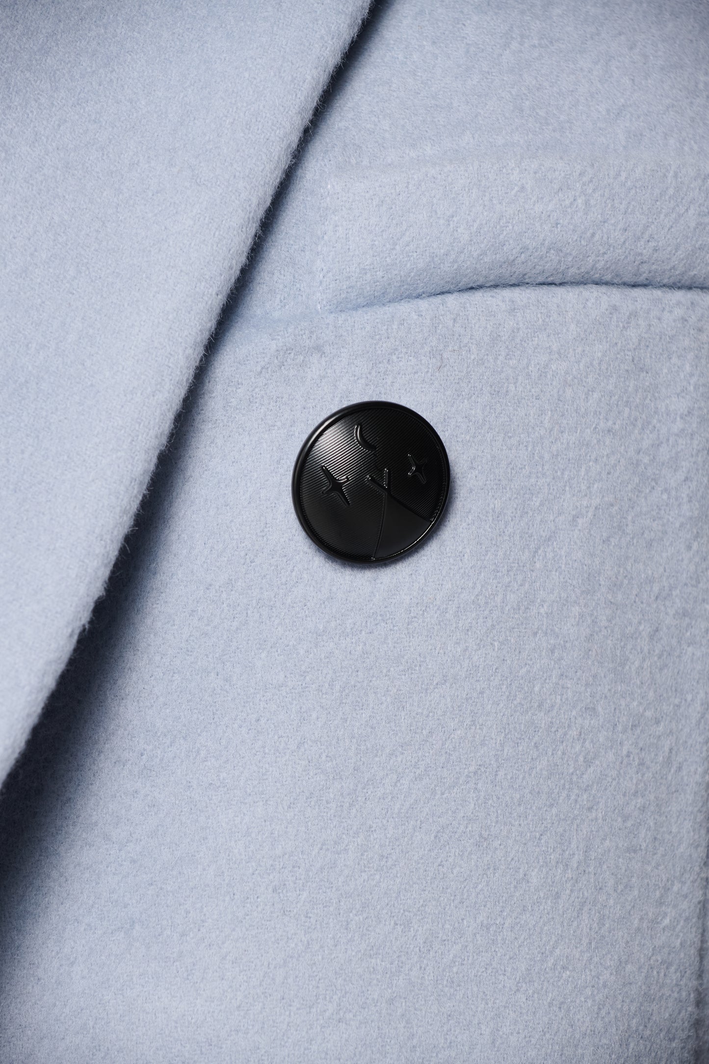 JJL Headman Wool Trench - Powder Blue