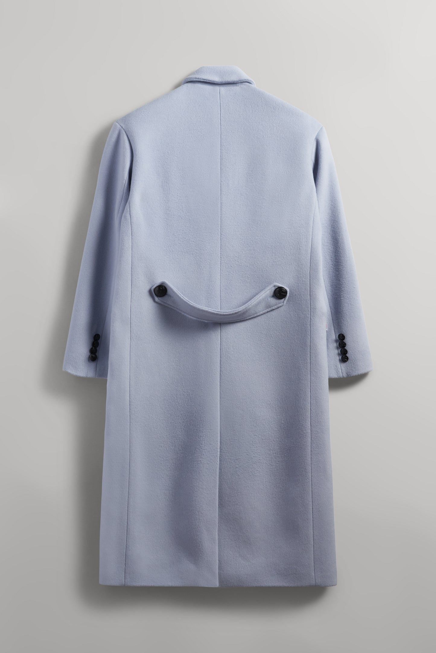 JJL Headman Wool Trench - Powder Blue