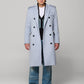 JJL Headman Wool Trench - Powder Blue