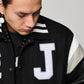 JJL x Roots Mistatim Letterman Jacket - Black