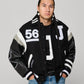 JJL x Roots Mistatim Letterman Jacket - Black
