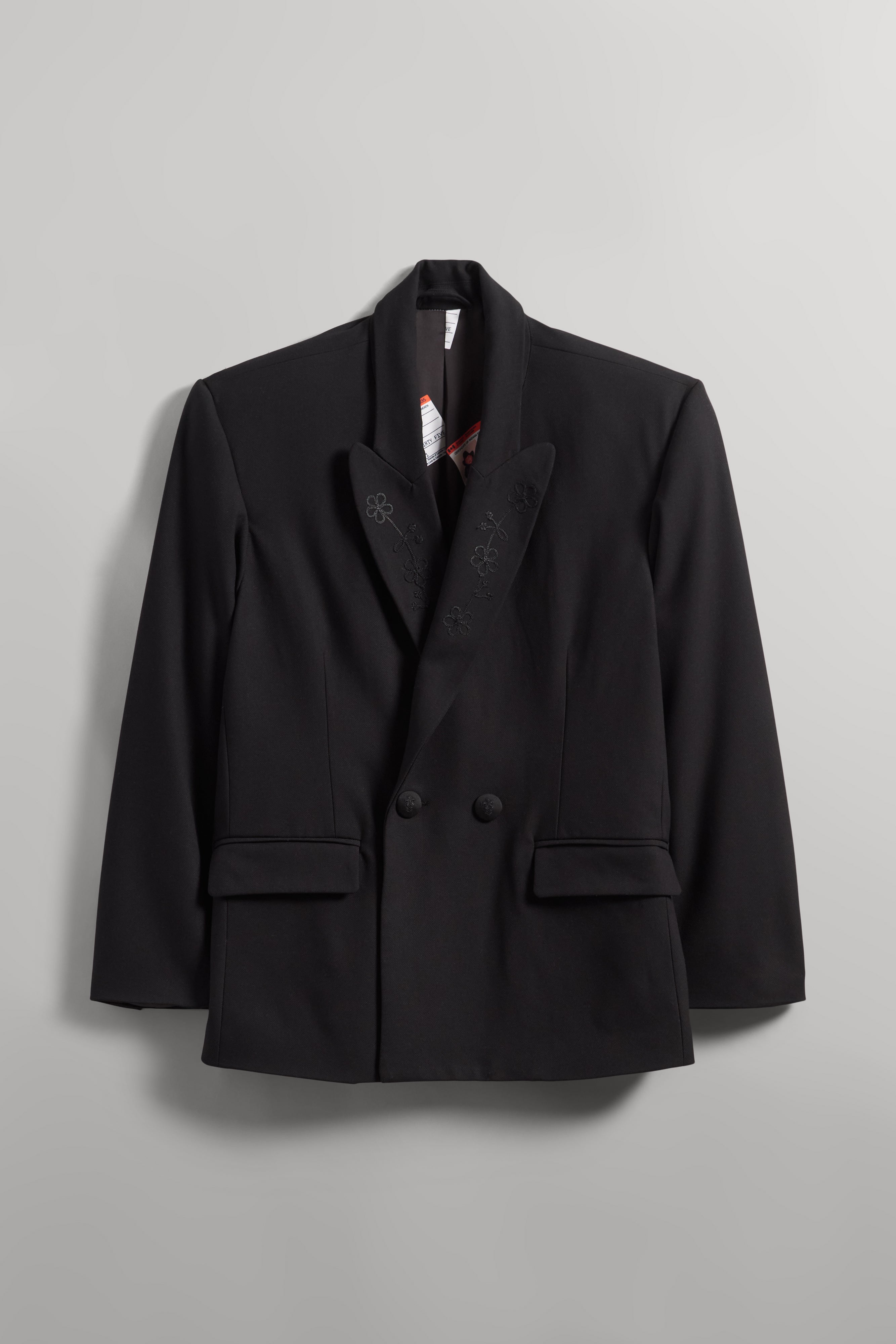 JJL Headman Double Breasted Blazer - Black