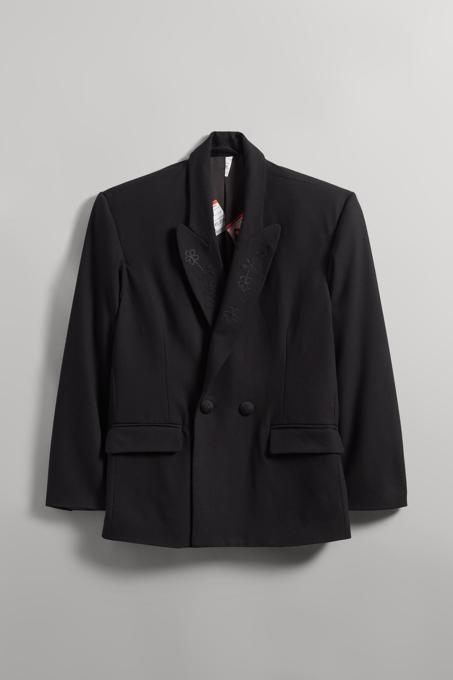 JJL Headman Double Breasted Blazer - Black