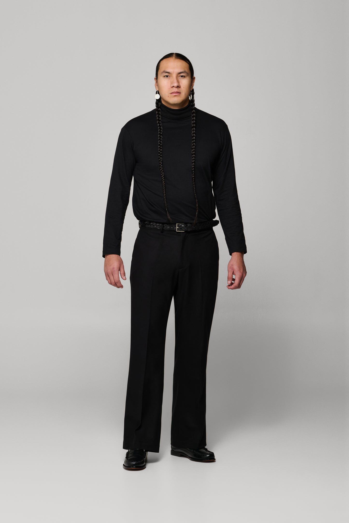 JJL Headman Flat Front Slack - Black