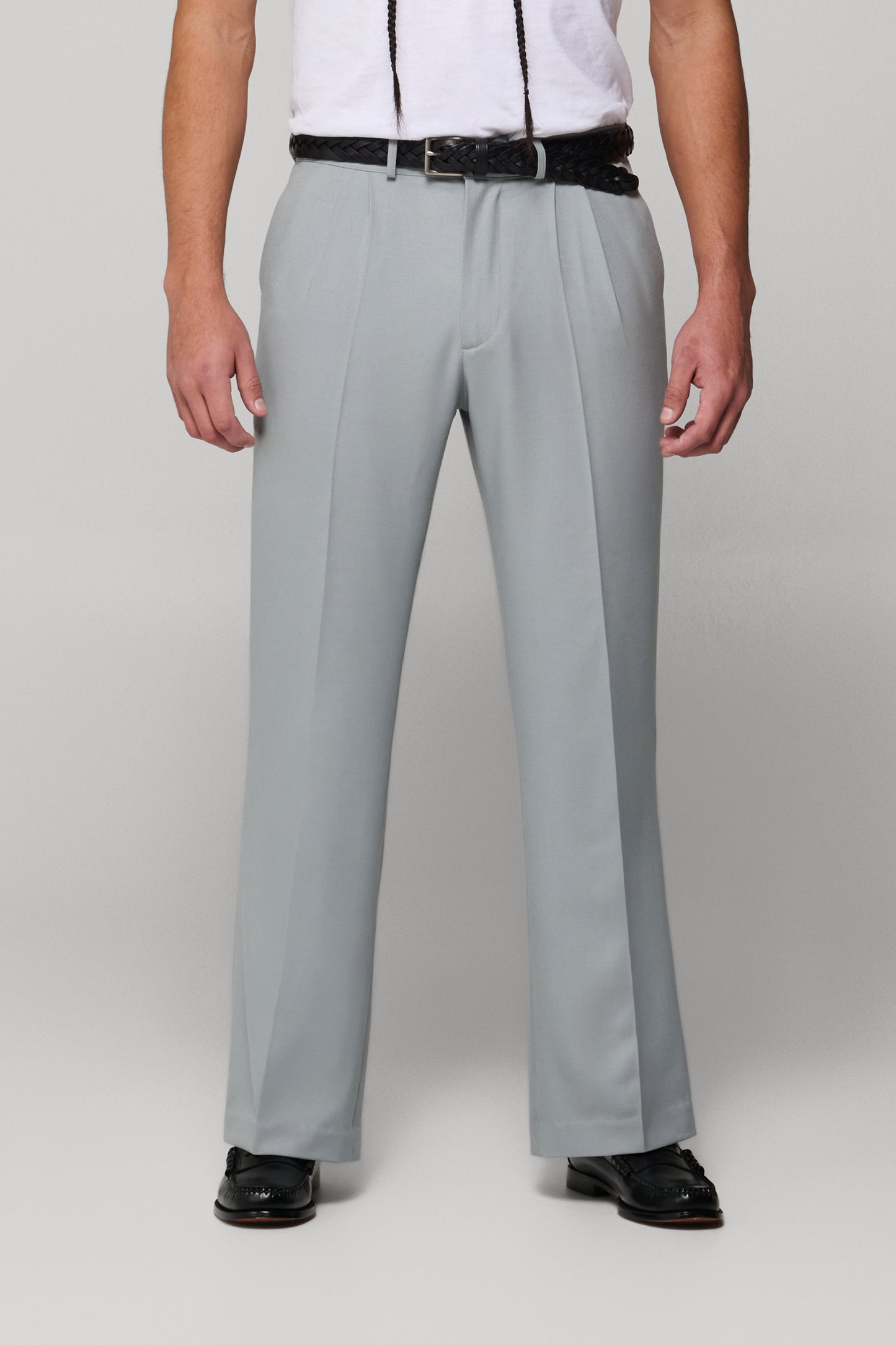 JJL Headman Double Pleated Slacks - Light Blue