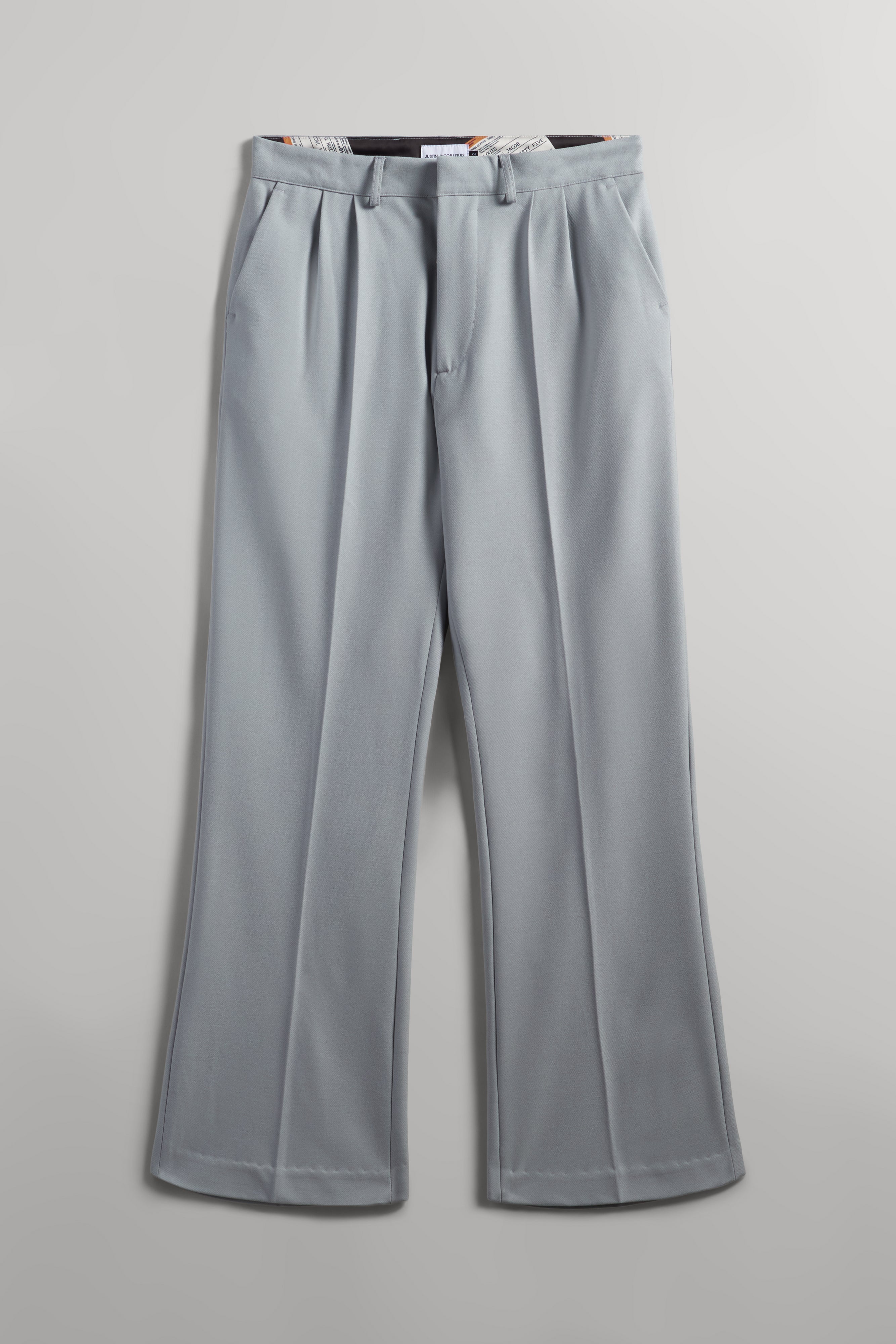 JJL Headman Double Pleated Trousers - Light Blue