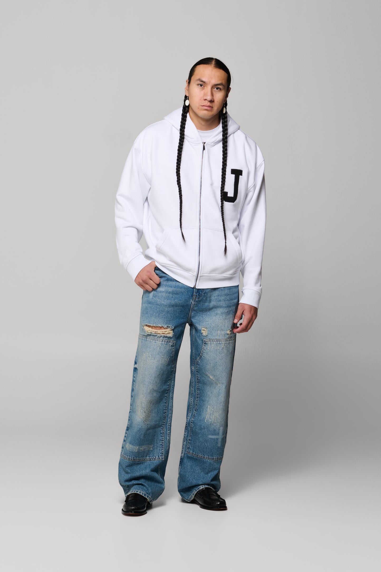 JJL Mistatim Hoodie - White