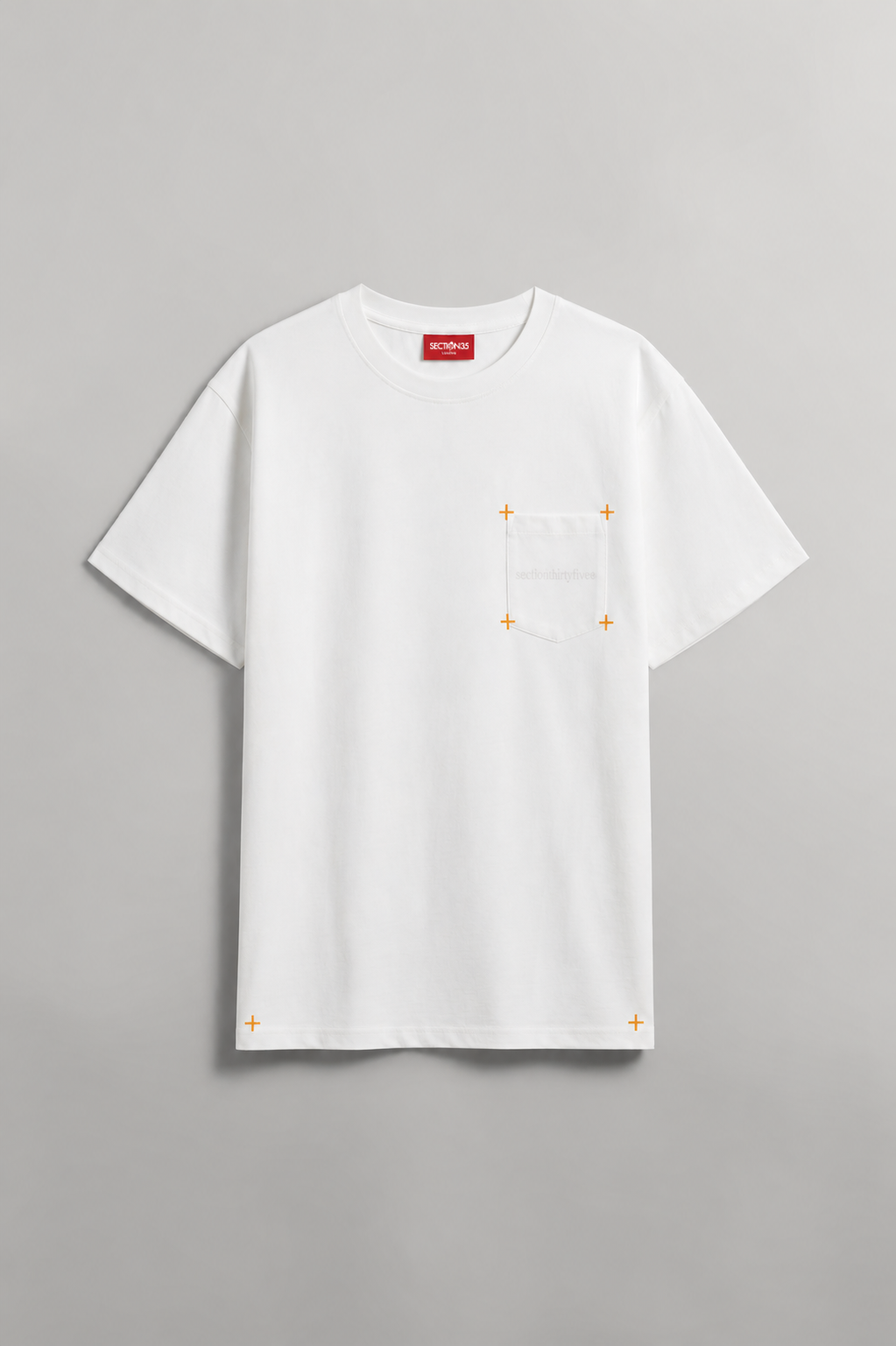 Directions Pocket Tee - White