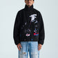 Sneak-Up Sherpa Coat - Black
