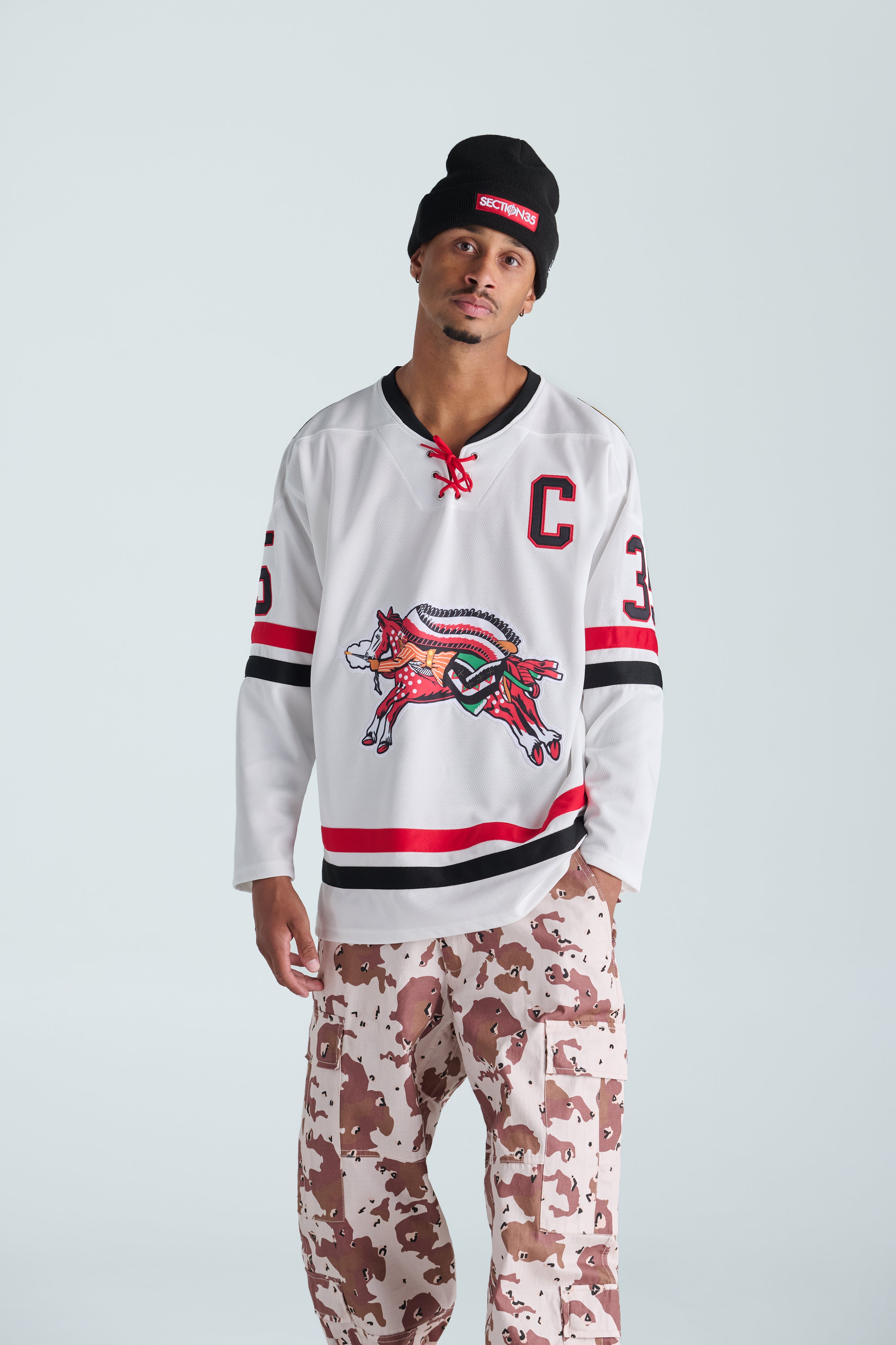 Sidewinder Hockey Jersey - White – SECTION 35