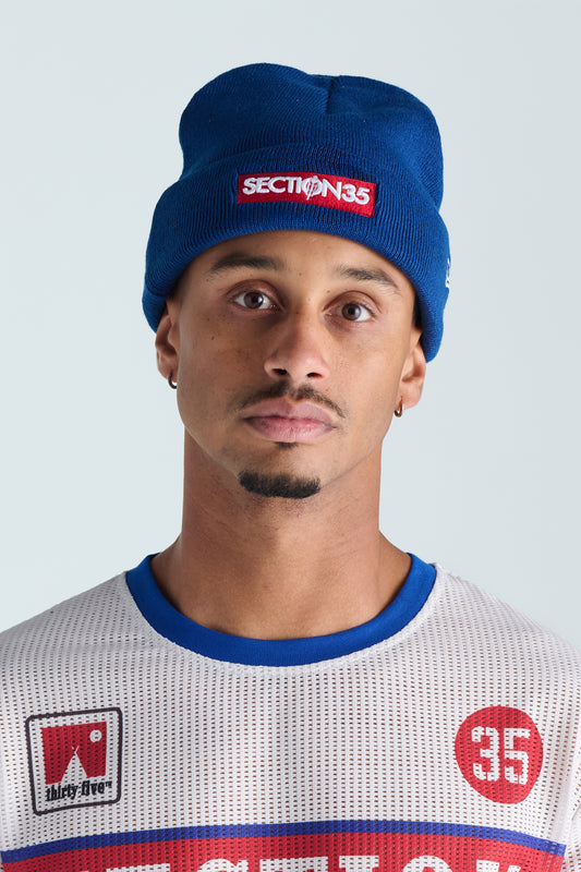 New Era OG Bar Cuff Beanie - Royal Blue