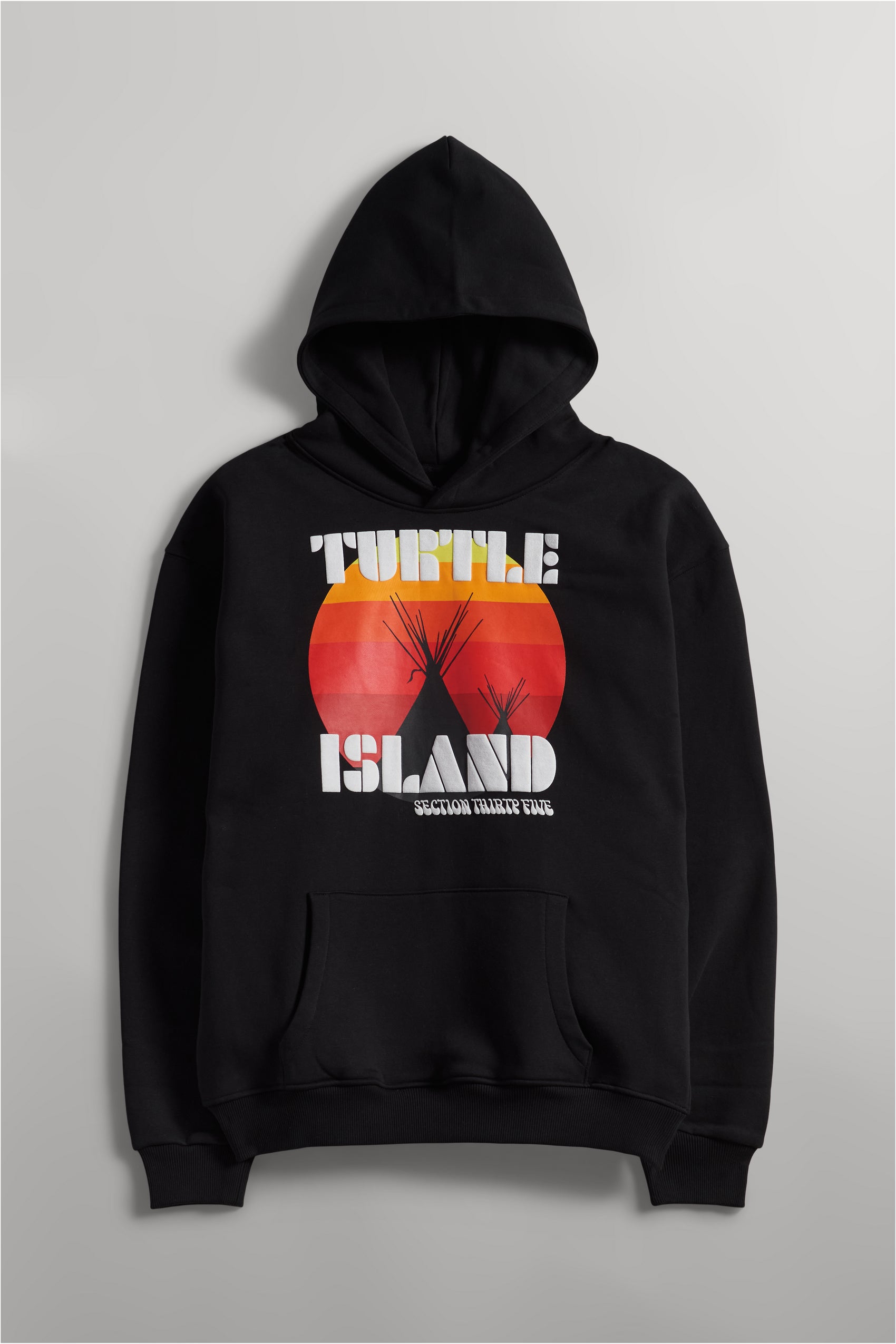 Turtle Island Re-Issue Hoodie - Black