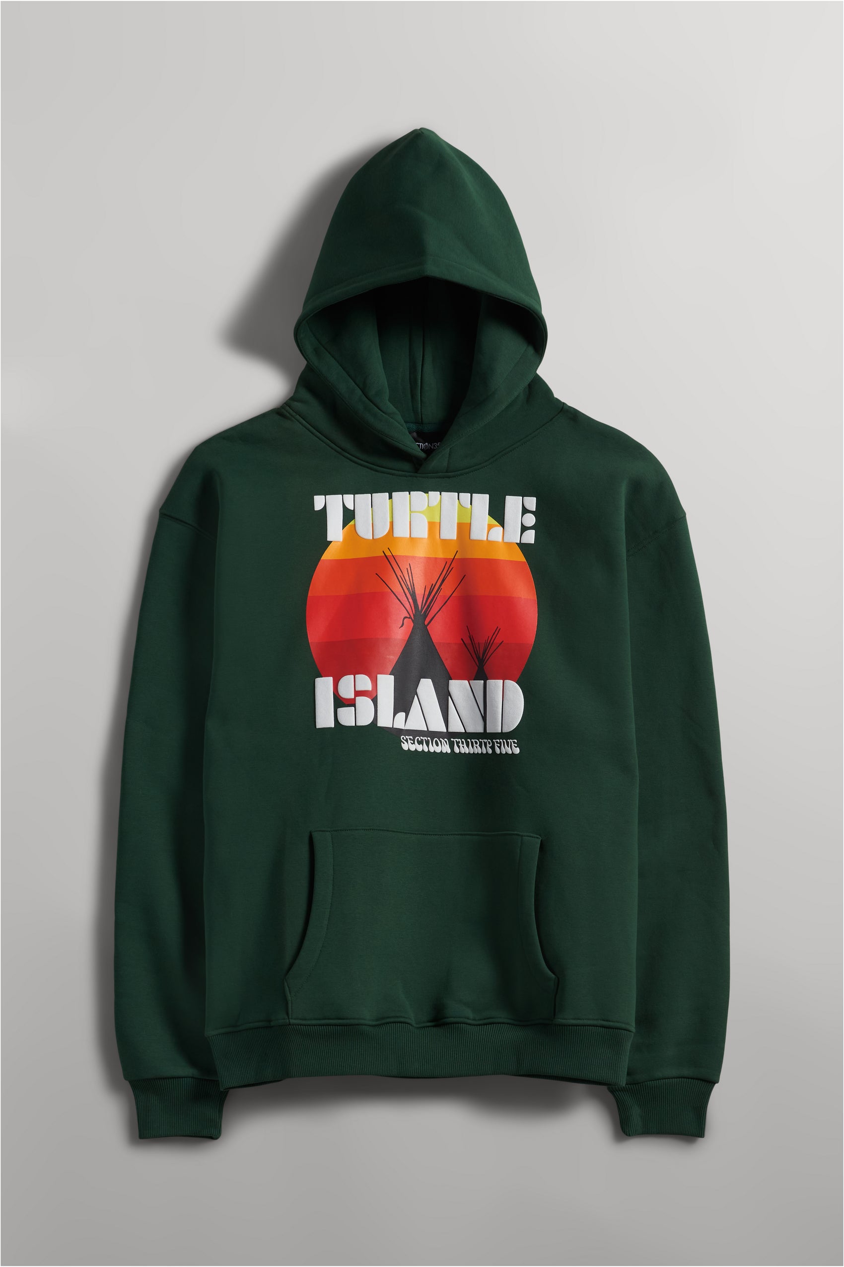 Turtle Island Re-Issue Hoodie - Green
