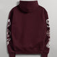 Por Vida Half Zip - Burgundy
