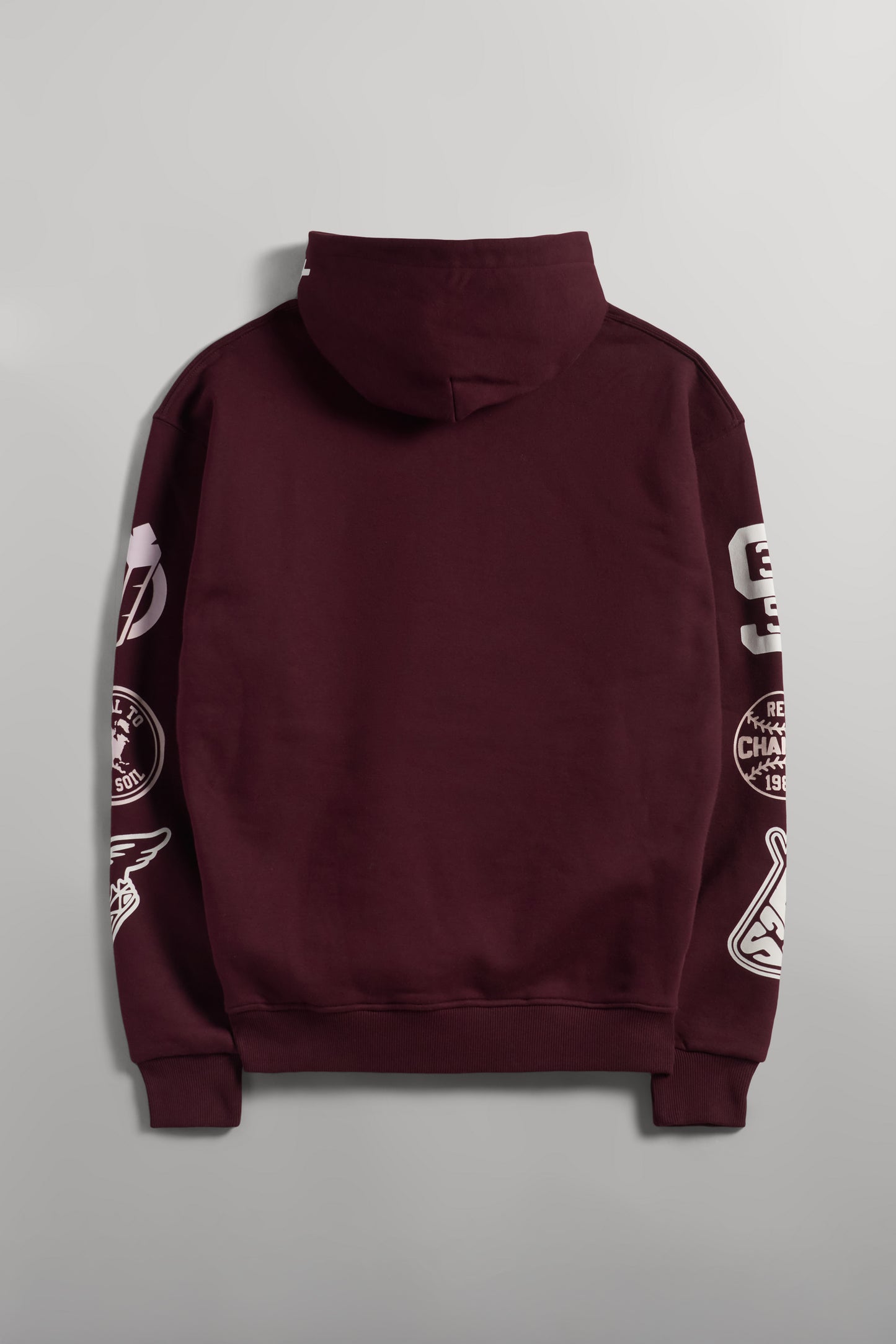 Por Vida Half Zip - Burgundy