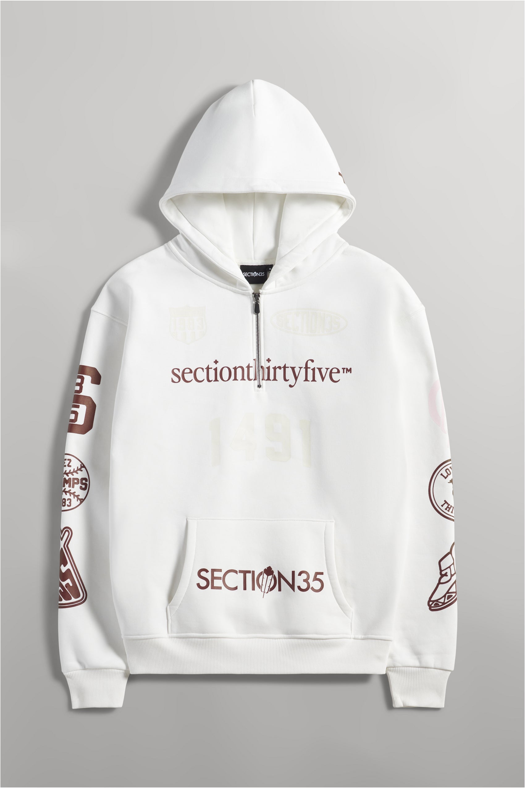 Por Vida Half Zip - Cream