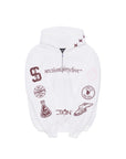 Por Vida Half Zip - Cream