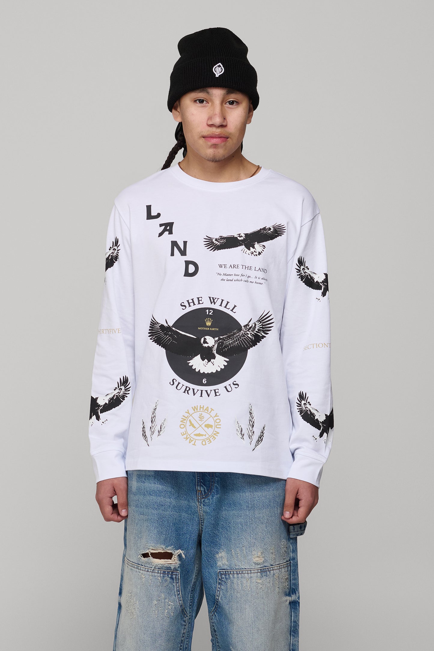 She Will Outlast Us LS - White