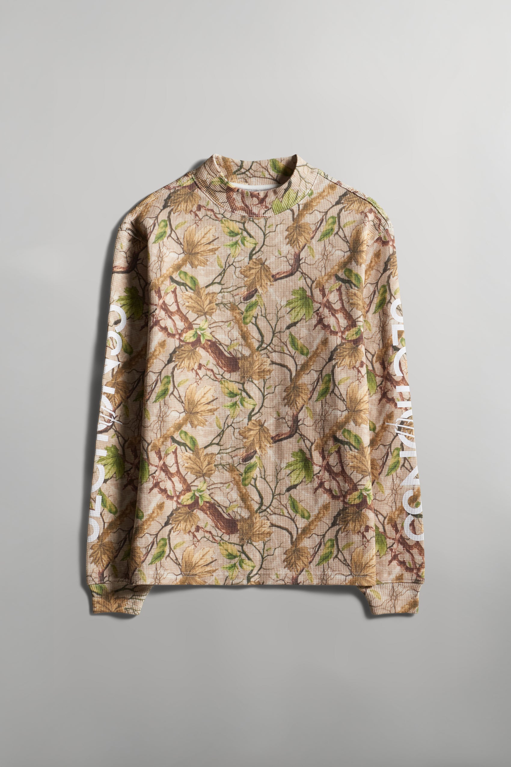 OG Waffle Mock Neck LS - Devil's Club Camouflage