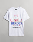 All My Heroes Tee - White
