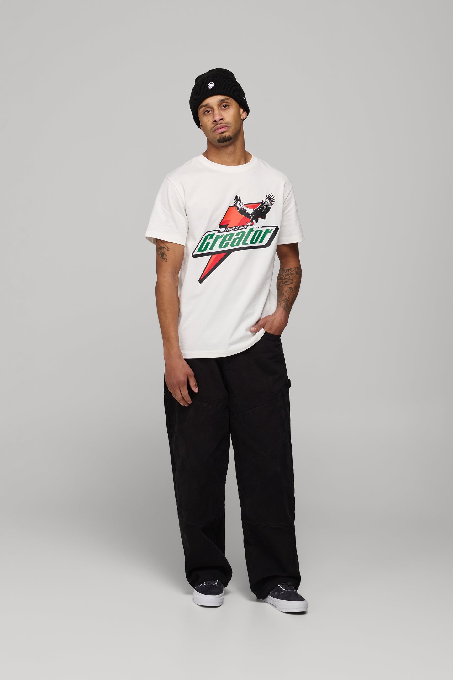 Leave It With Creator Tee - Ecru