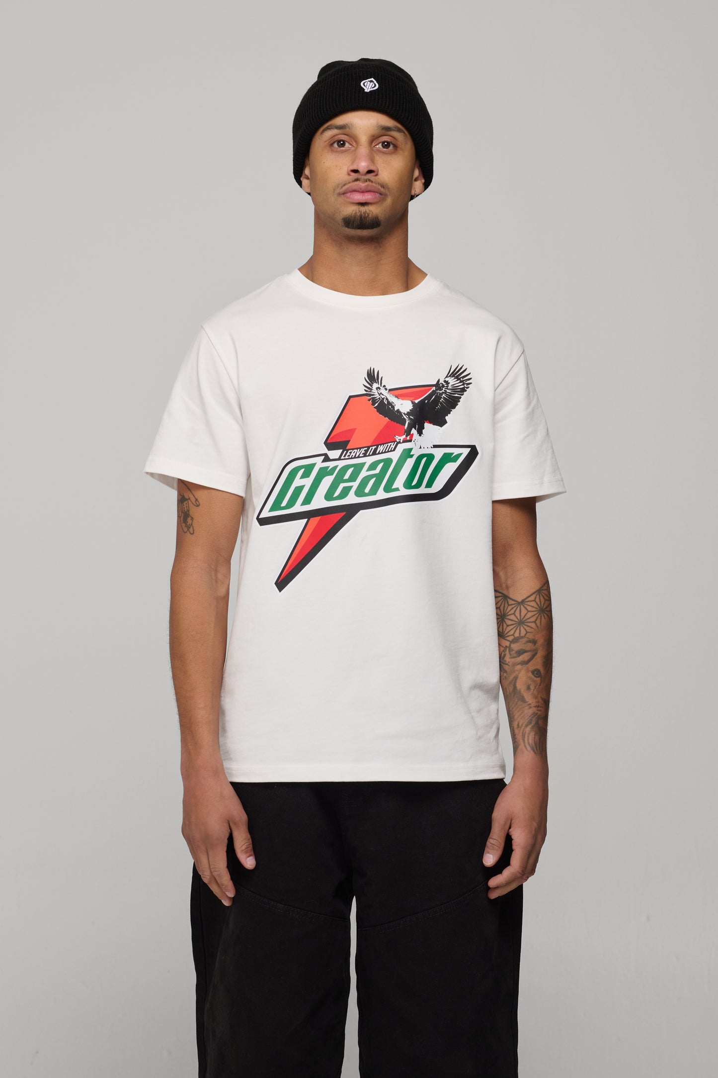 Leave It With Creator Tee - Ecru