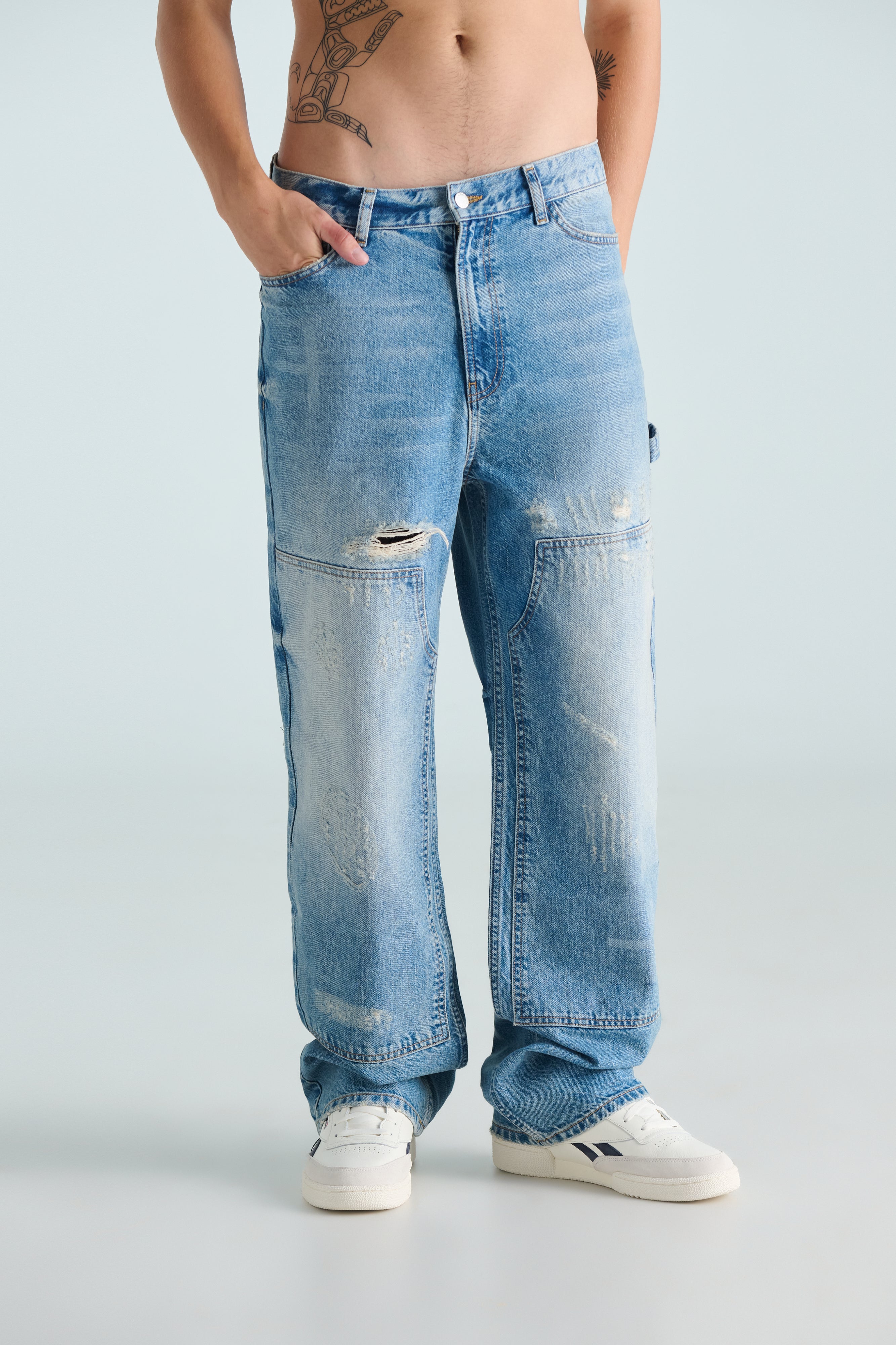 Melton Carpenter Denim Pre-Order - Light Wash