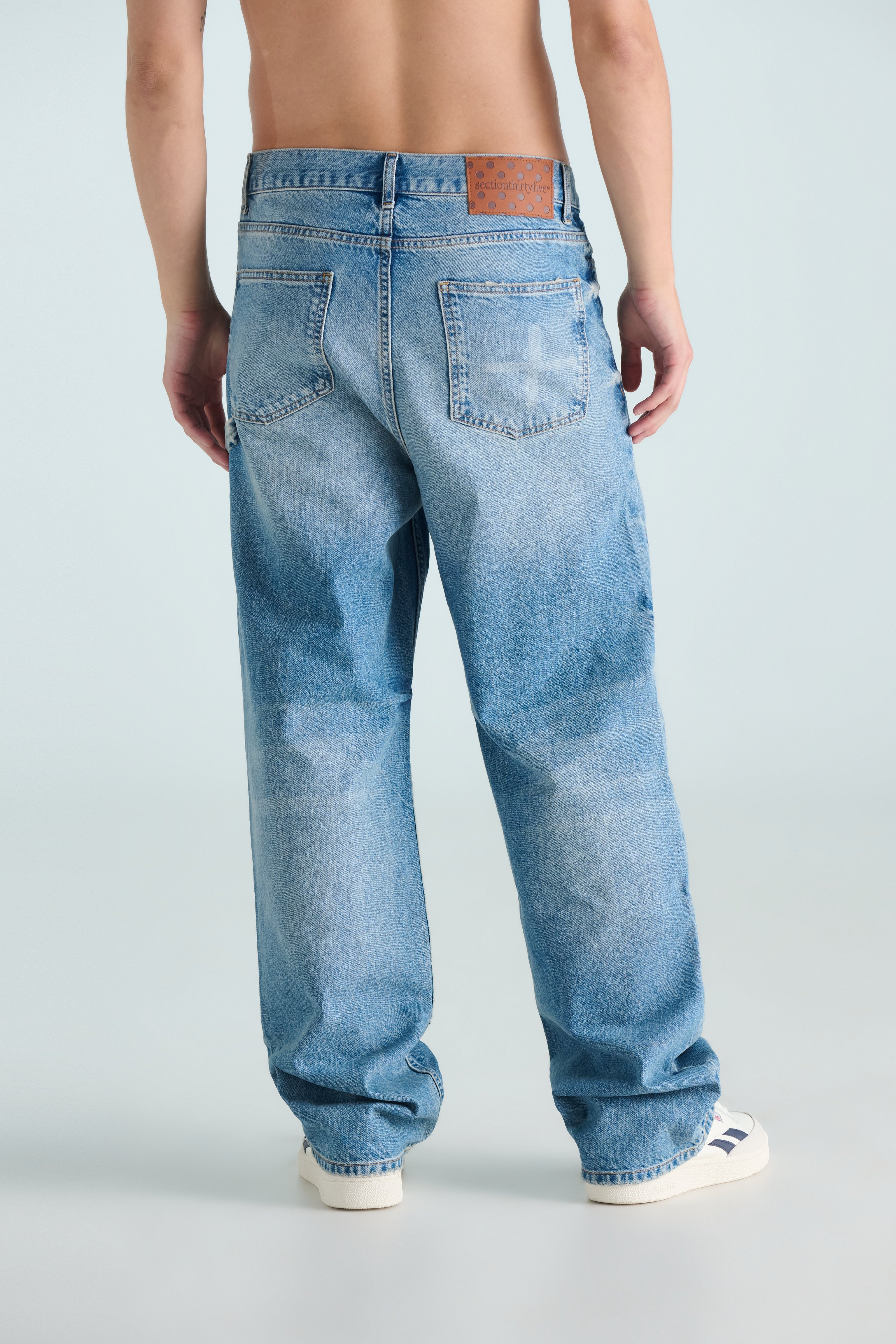 Melton Carpenter Denim - Light Wash – SECTION 35