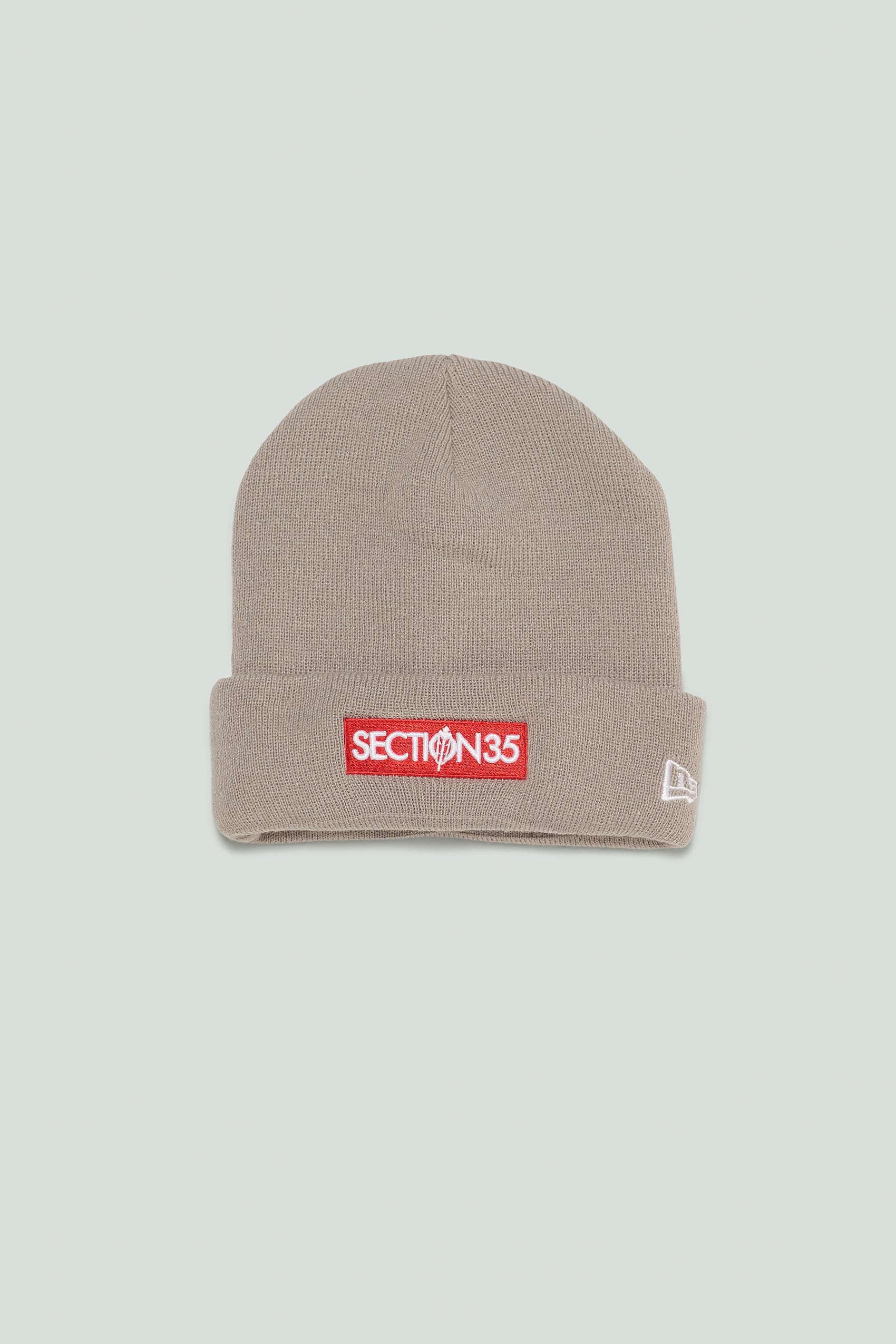 New Era OG Bar Cuff Beanie - Grey