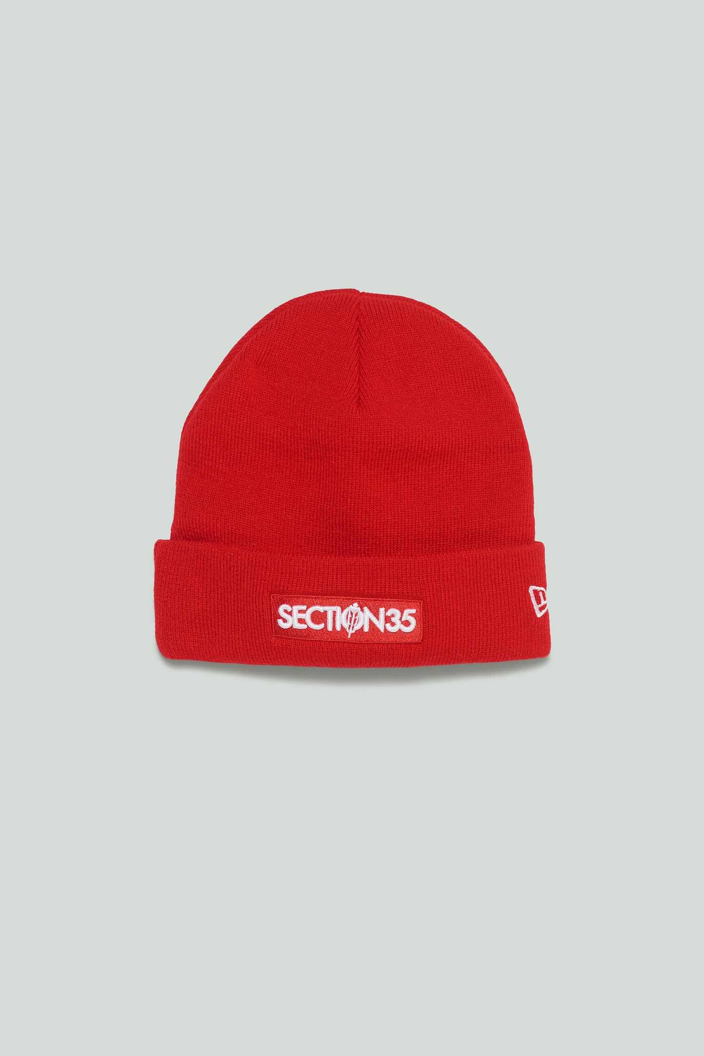New Era OG Bar Cuff Beanie - Red