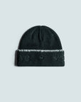 SECTION 35 x 47 Brand Wordmark Beanie - Blanket Stitch Black