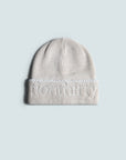 SECTION 35 x 47 Brand Wordmark Beanie - Blanket Stitch Bone