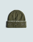 SECTION 35 x 47 Brand Wordmark Beanie - Blanket Stitch Sandalwood
