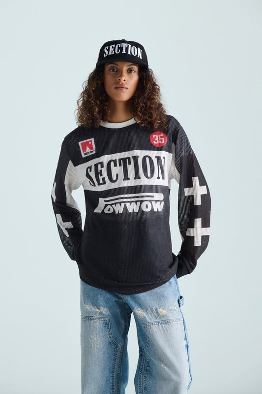 Grand Exit Moto Jersey - Black