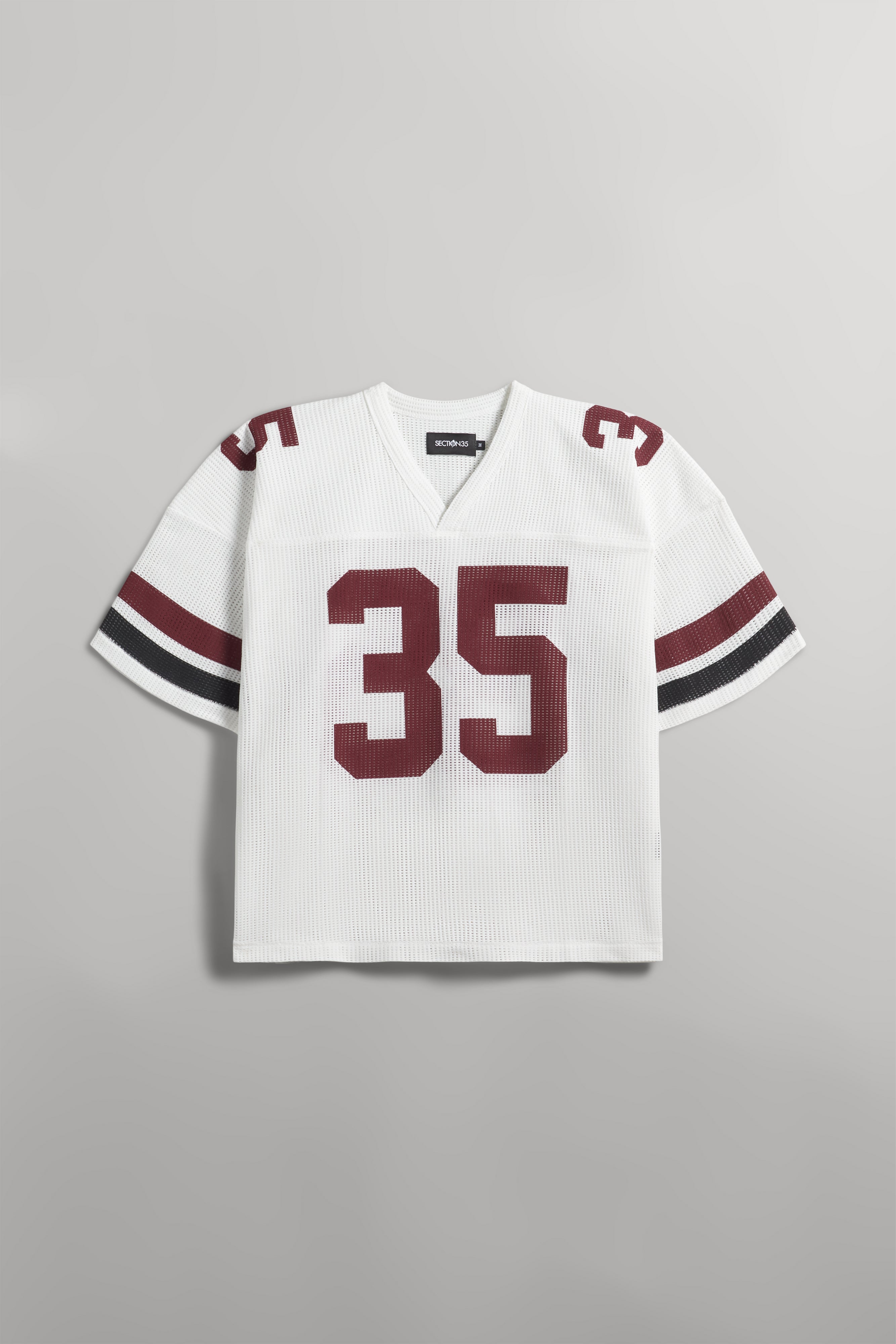 Summer Camp Practice Jersey - Ecru & Burgundy