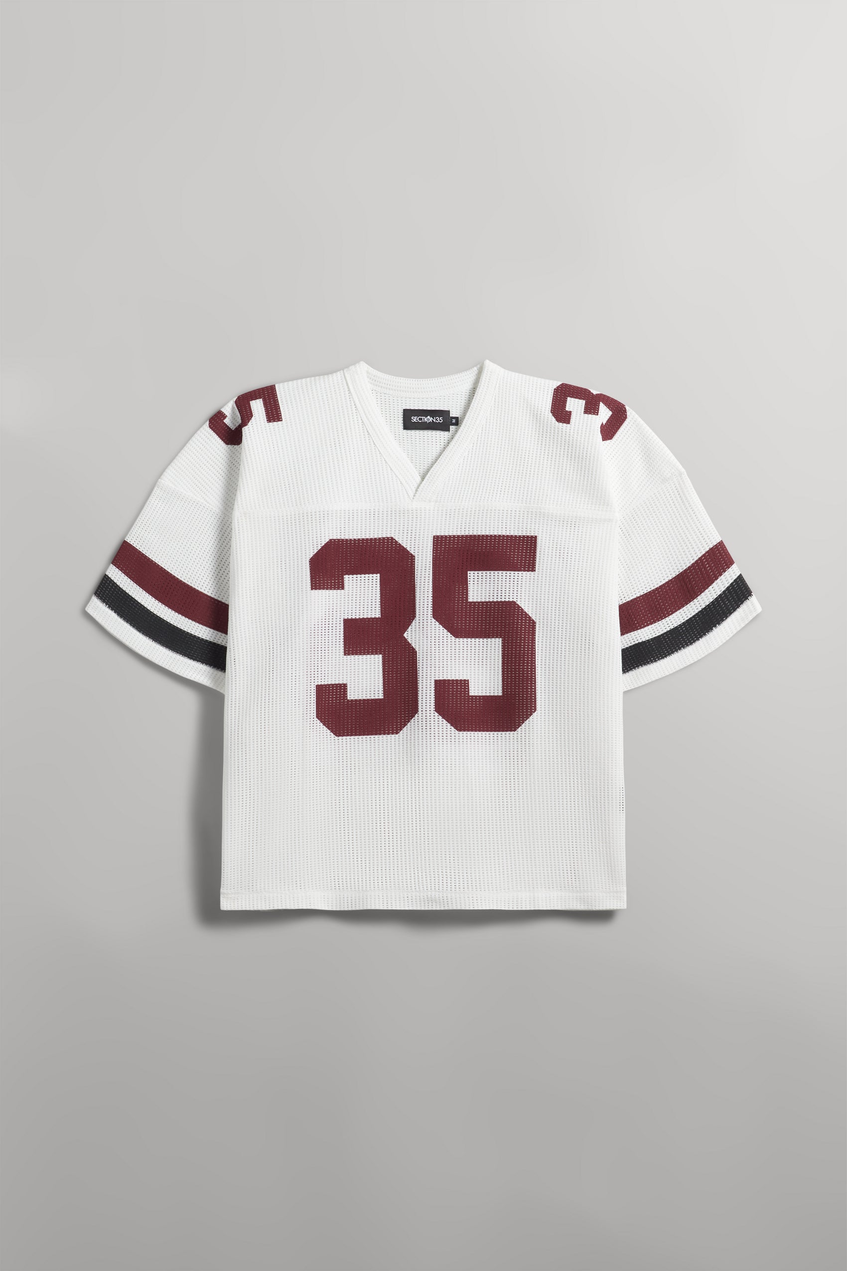 Summer Camp Practice Jersey - Ecru & Burgundy