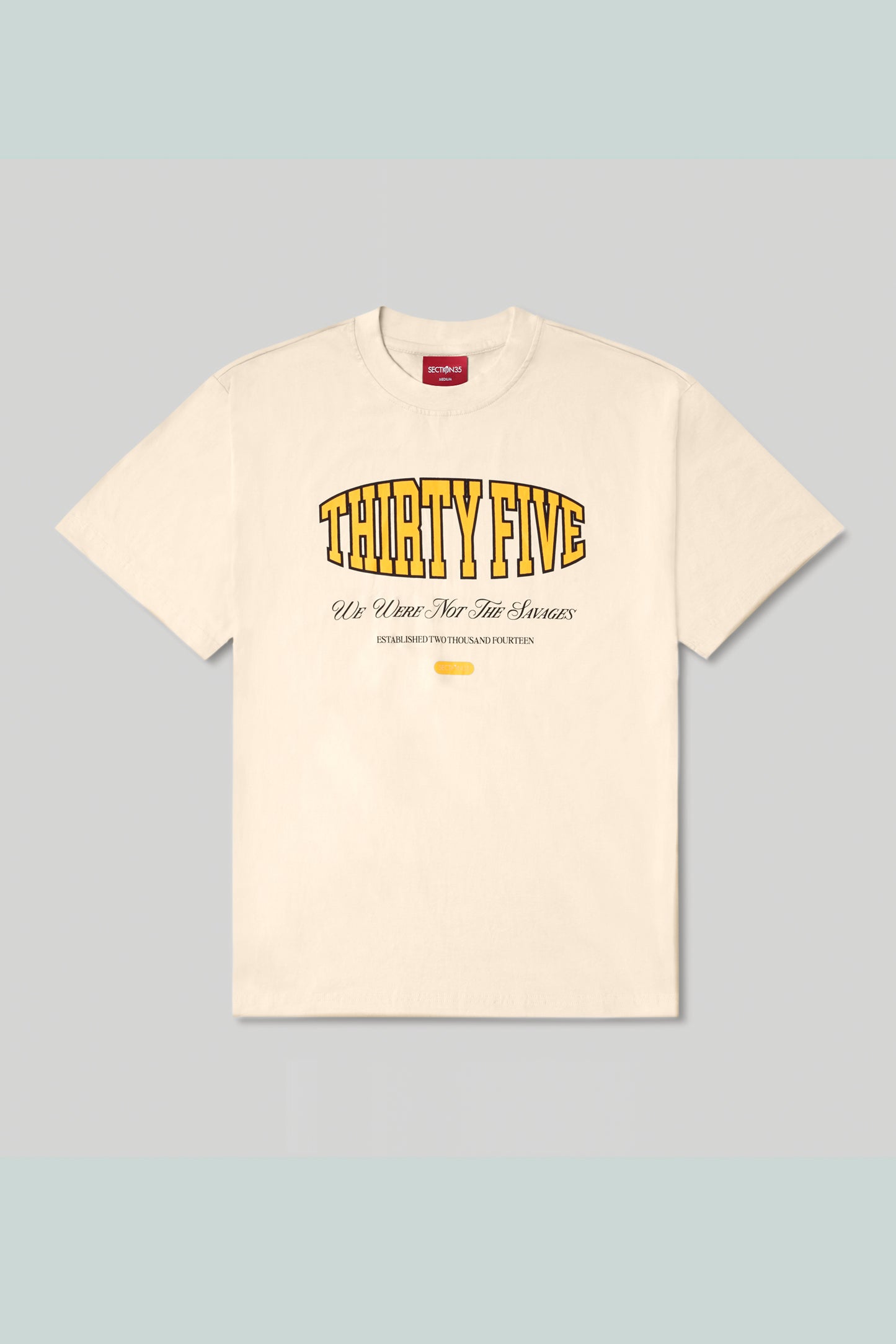 Badge Tee - Cream