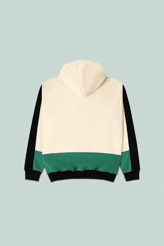 Standard Issue Panel Hoodie - Cream/Green