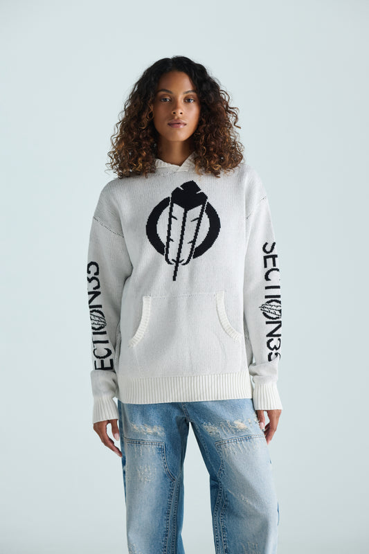 OG Forever Knit Hoodie - Off White