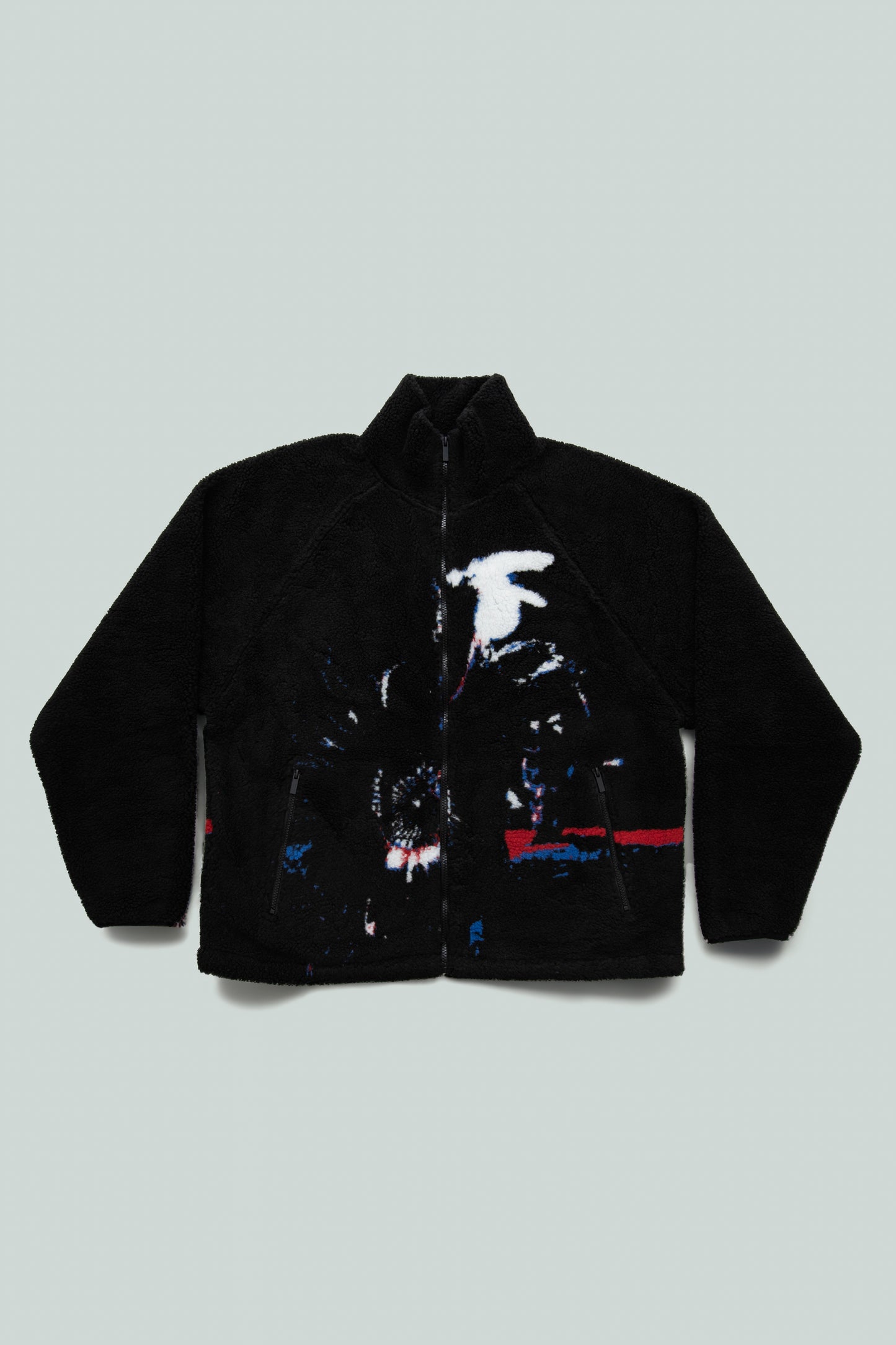 Sneak-Up Sherpa Coat - Black