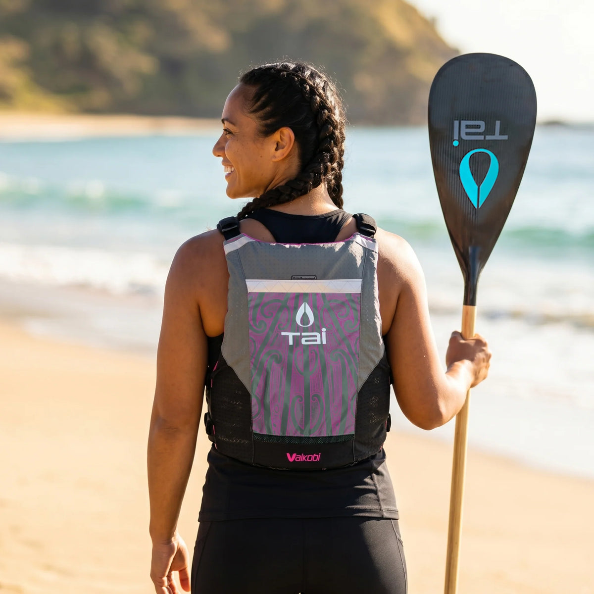 TAI x Vaikobi V4 PFD Pūhoro Design - Pink/Grey (**PRE-ORDER** )