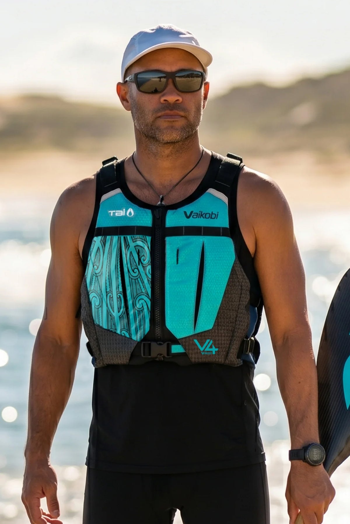 TAI x Vaikobi V4 PFD Pūhoro Design - Teal (**PRE-ORDER** )