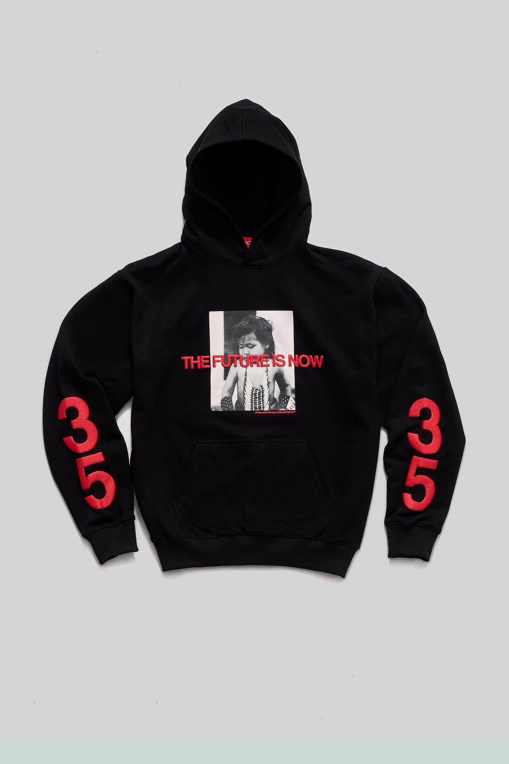 The Future Is Now Hoodie - Black