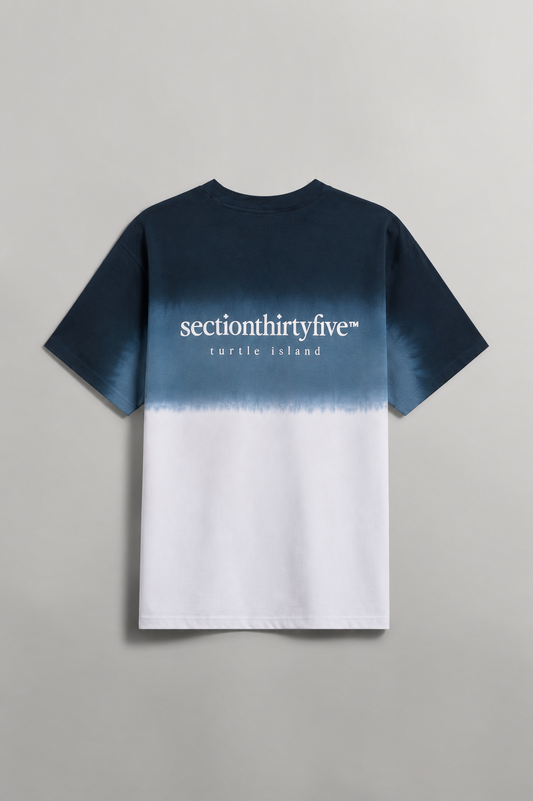 Dip Dye Wordmark Tee - Black
